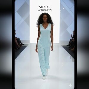 Light Blue Sleeveless Dress